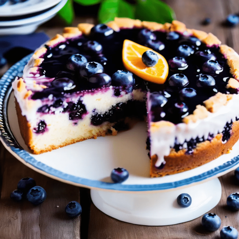 Blueberry Cake