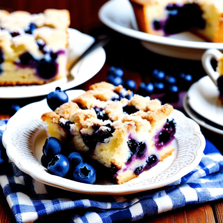 Blueberry Coffee Cake