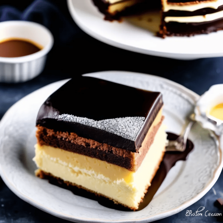 Boston Cream Cake
