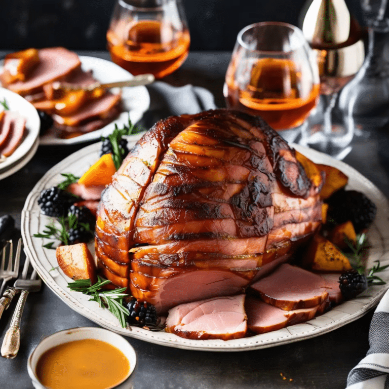 Bourbon Baked Ham