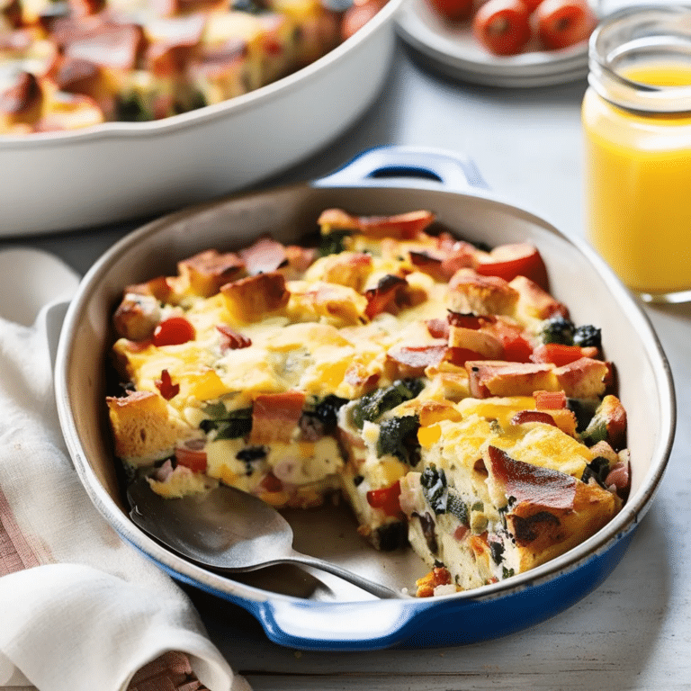 Breakfast Strata