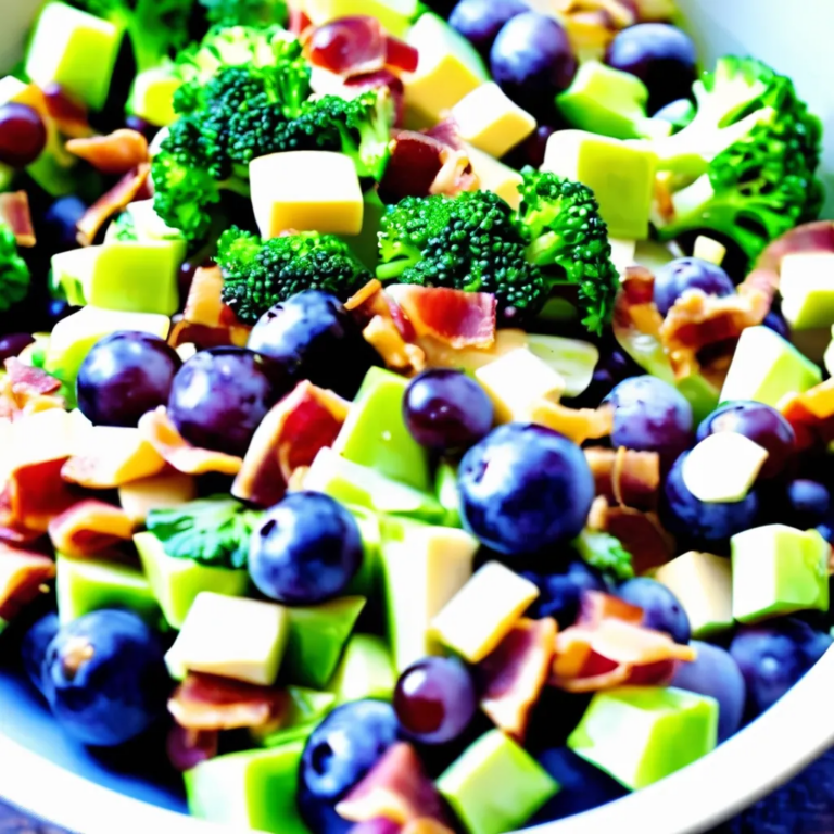 Broccoli Bacon Grape Salad