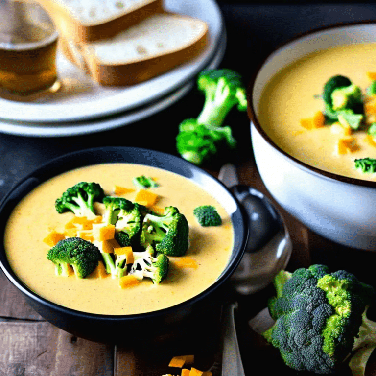 Broccoli Beer Cheese Soup