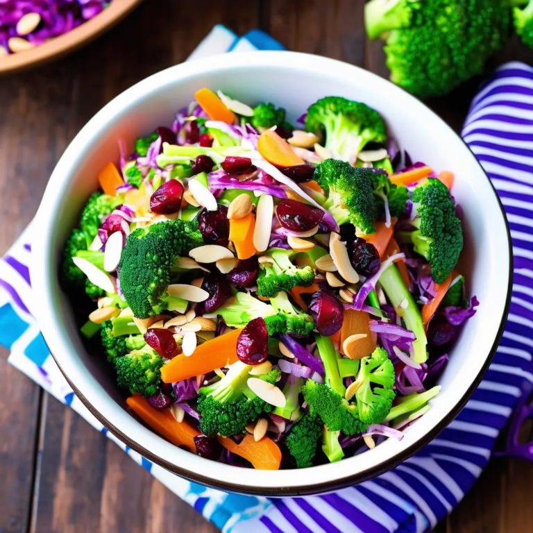 Broccoli Cranberry Slaw