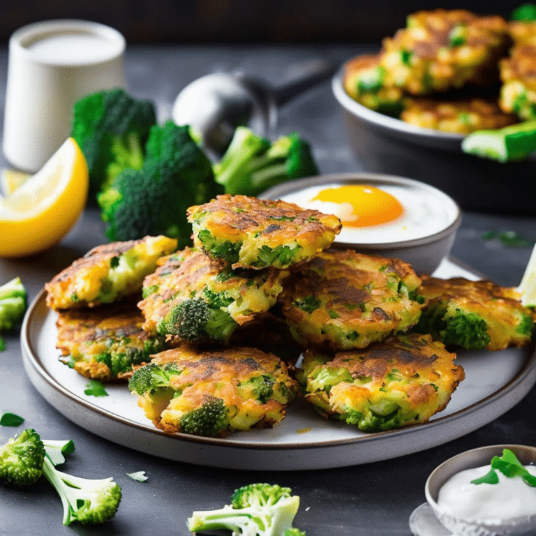 Broccoli Fritters