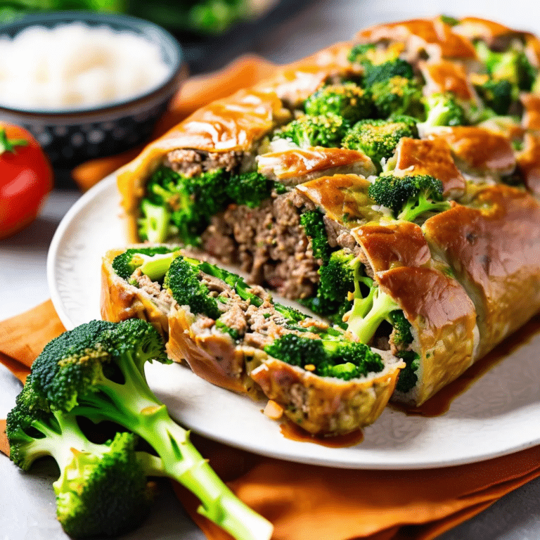 Broccoli Meat Roll
