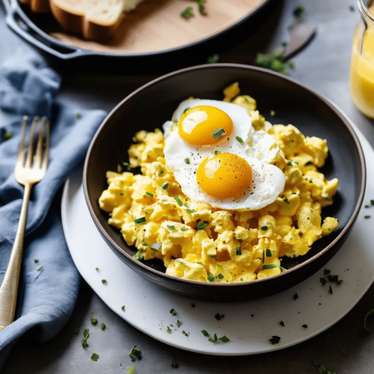 Brown Butter Soft Scrambled Eggs