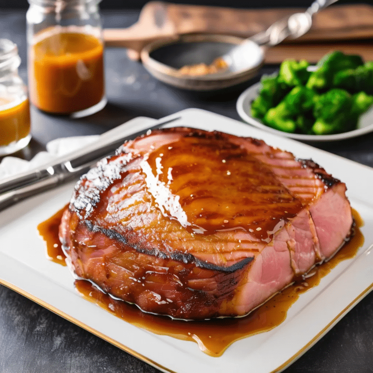 Brown Sugar Ham Steak