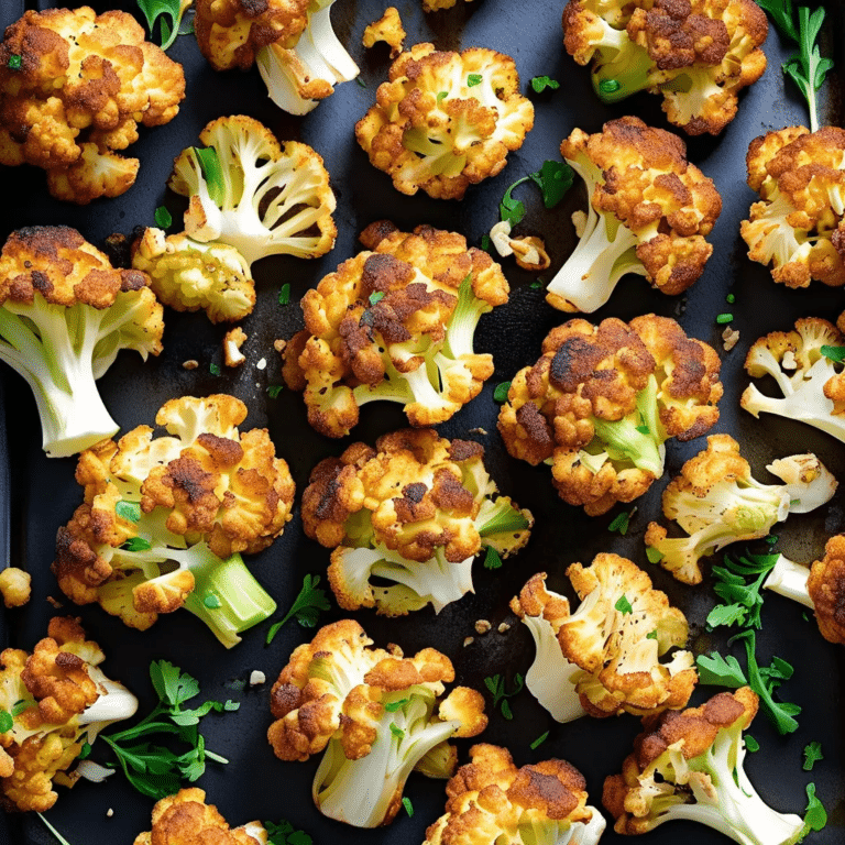 Browned Butter Roasted Cauliflower