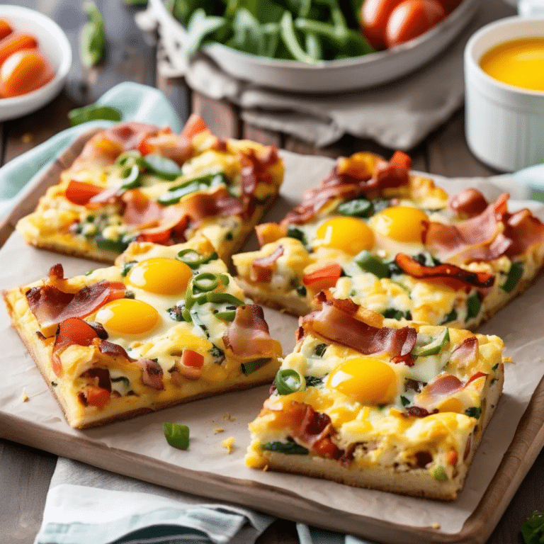 Brunch Pizza Squares