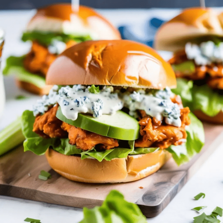 Buffalo Chicken Sandwiches