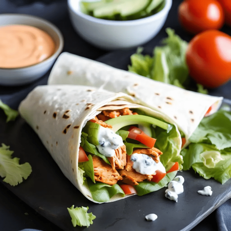 Buffalo Chicken Wraps