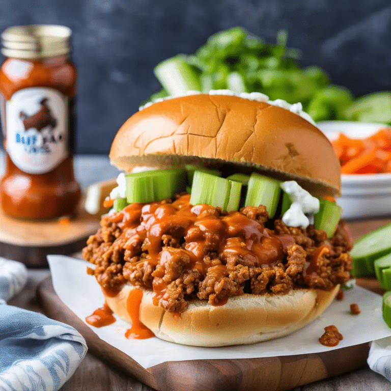 Buffalo Sloppy Joes