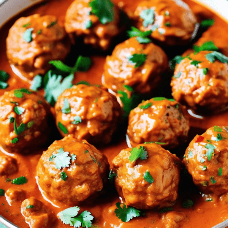 Butter Chicken Meatballs
