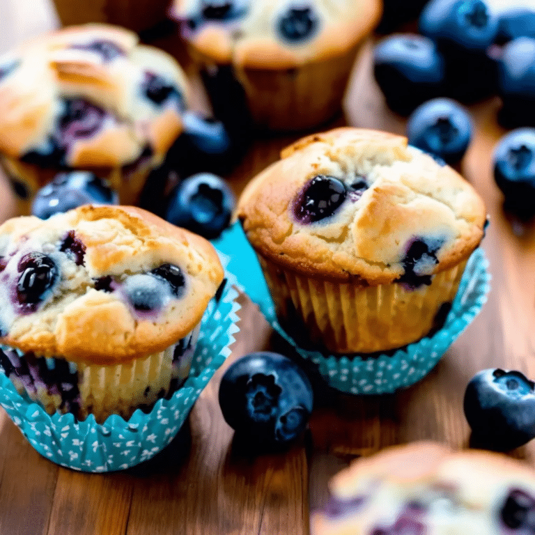 Buttermilk Blueberry Muffins