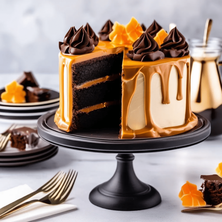 Butterscotch Chocolate Cake