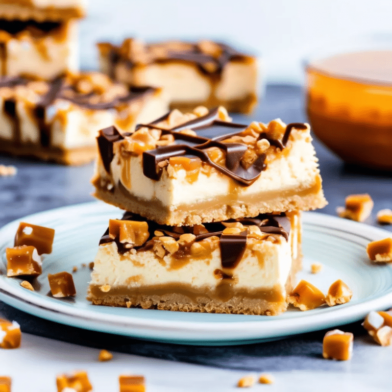 Butterscotch-Toffee Cheesecake Bars