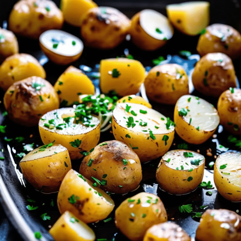 Buttery Garlic Potatoes