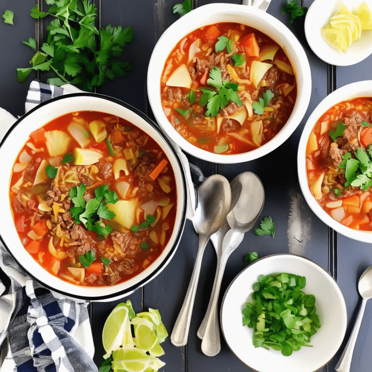 Cabbage Roll Soup