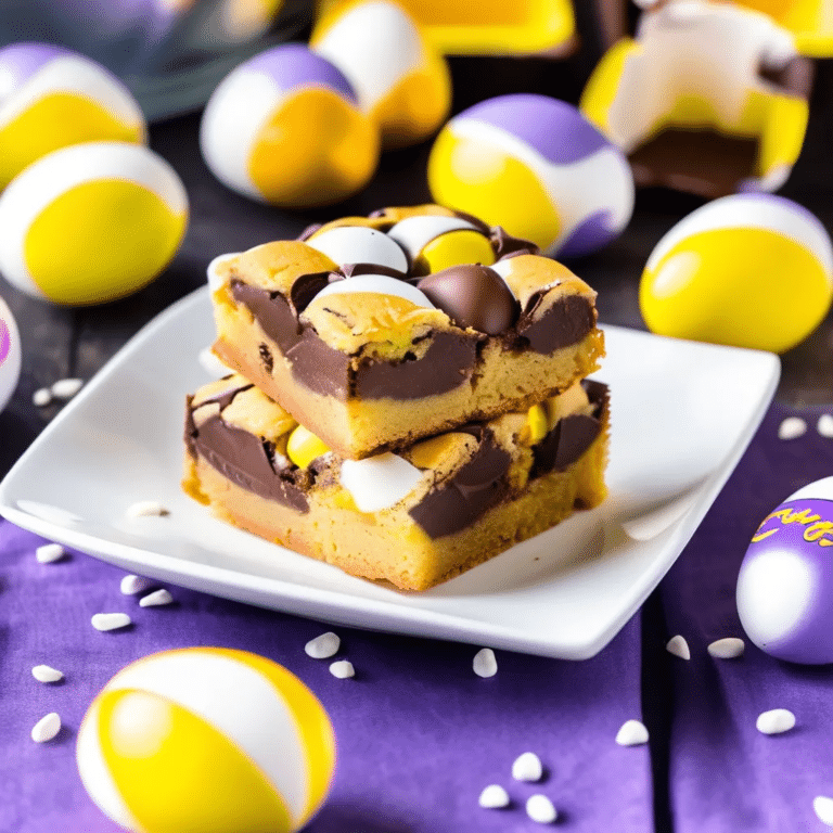 Cadbury Egg Blondies