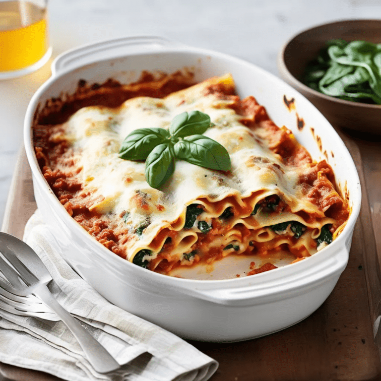 Cannelloni-Style Lasagna