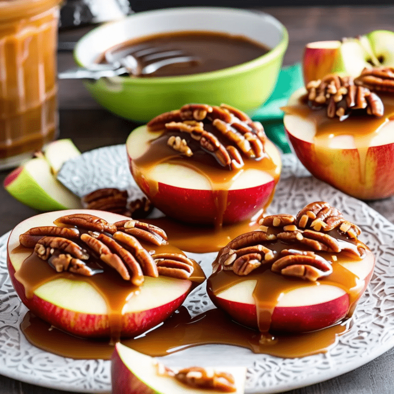 Caramel-Pecan Apple Slices