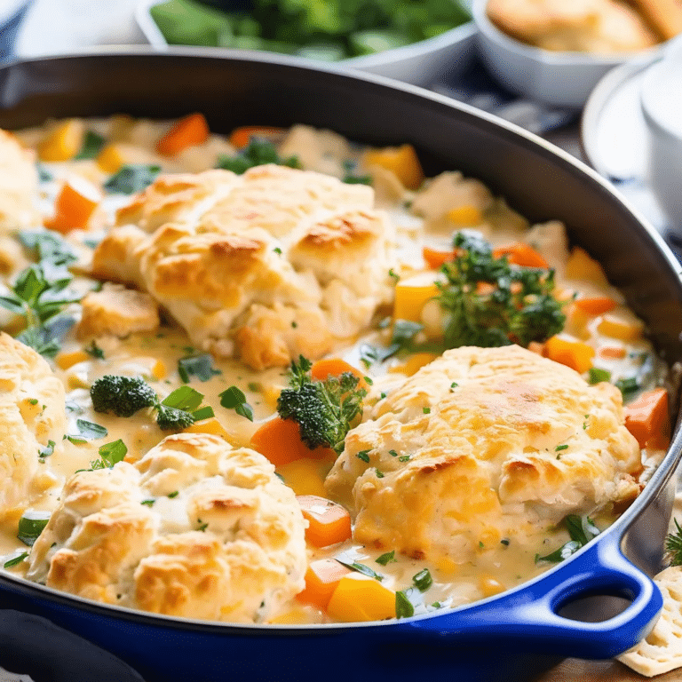 Cheddar Bay Biscuit Chicken Cobbler