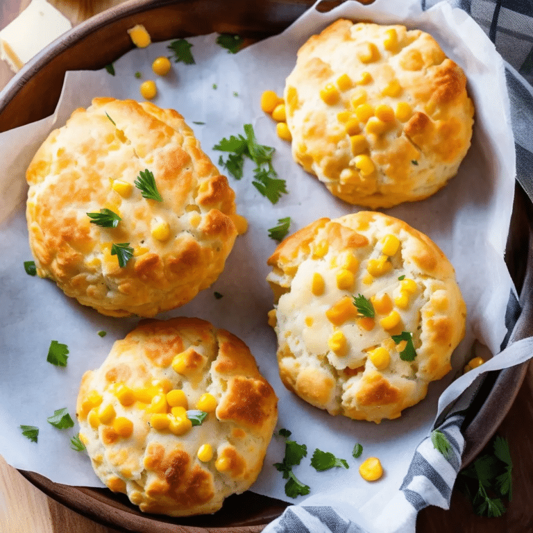 Cheddar Corn Biscuits
