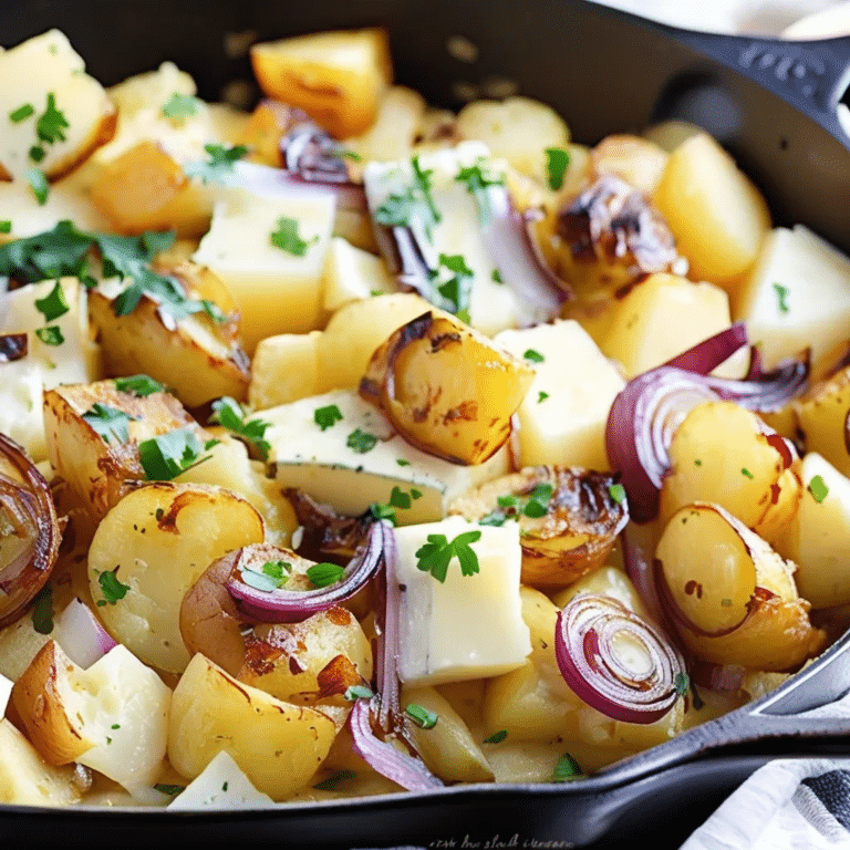 Cheese and Onion Potatoes