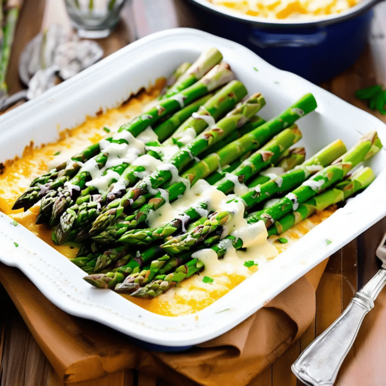 Cheesy Baked Asparagus