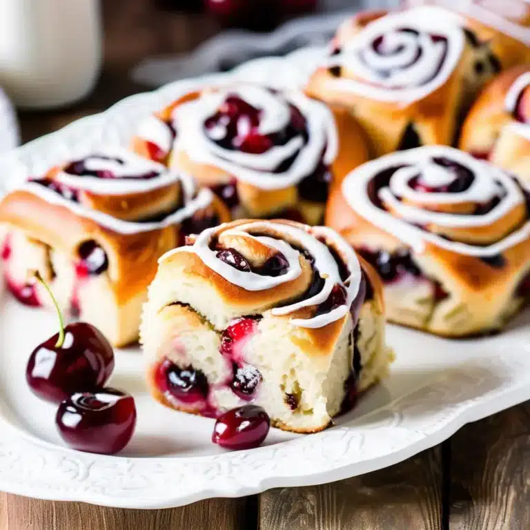 Cherry Almond Sweet Rolls