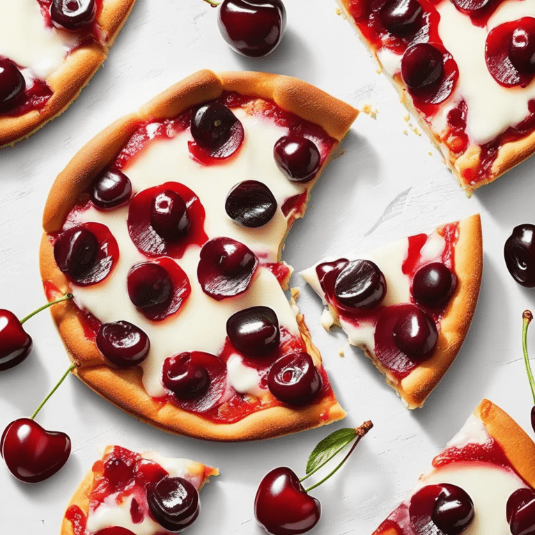 Cherry Cheese Pizza