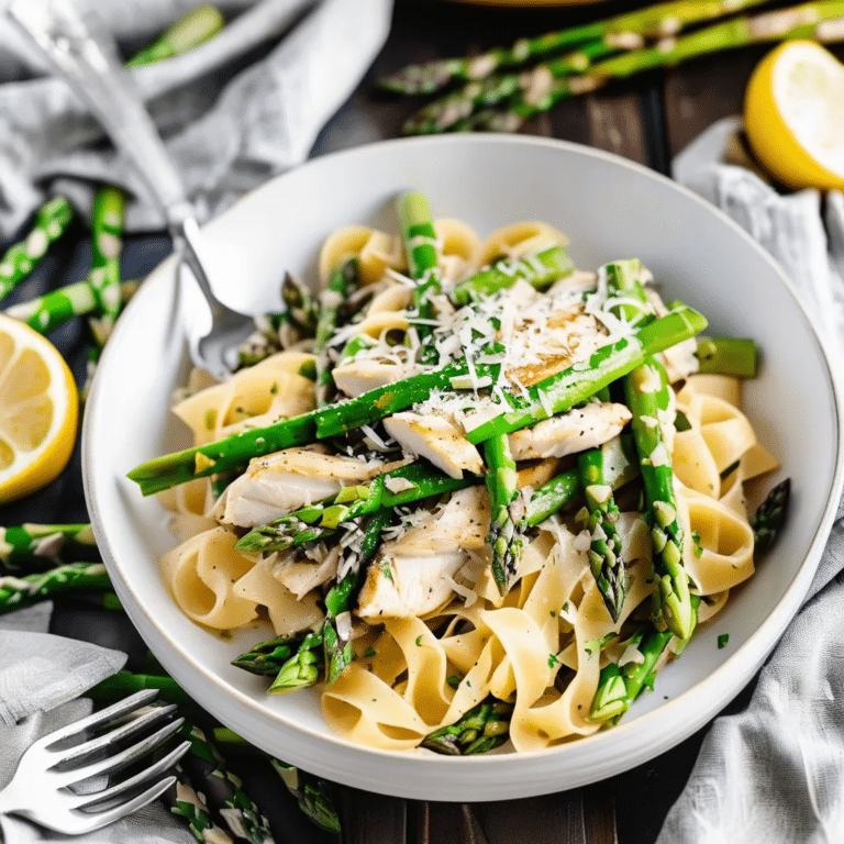 Chicken Asparagus Pasta