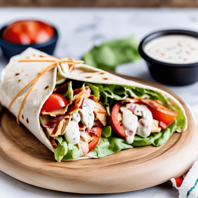 Chicken Bacon Ranch Wrap