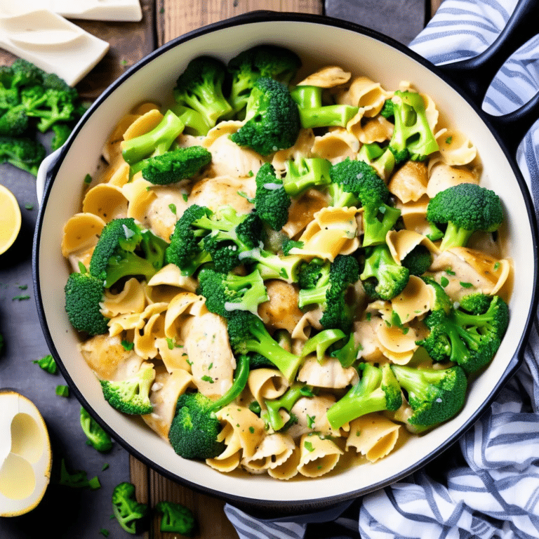 Chicken Broccoli Shells