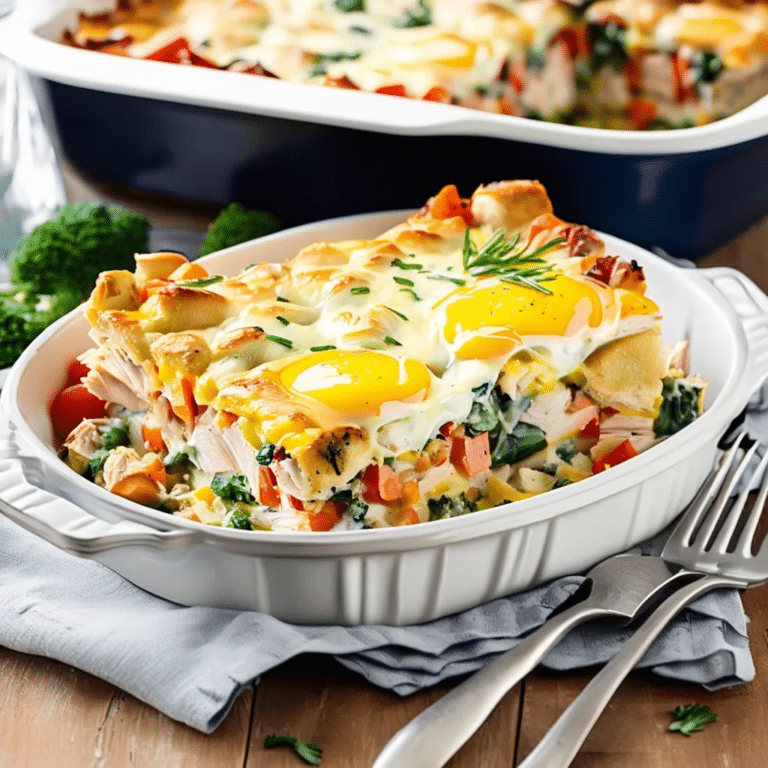 Chicken Brunch Bake