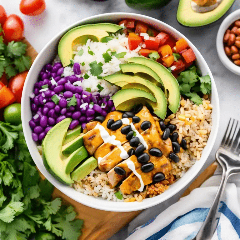Chicken Burrito Bowls