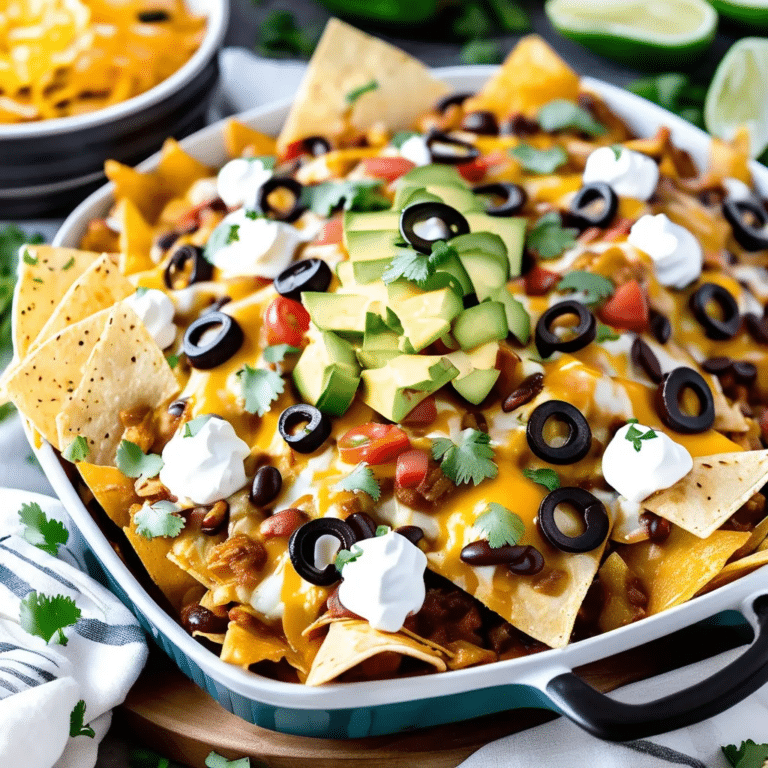 Chicken Chili Nachos