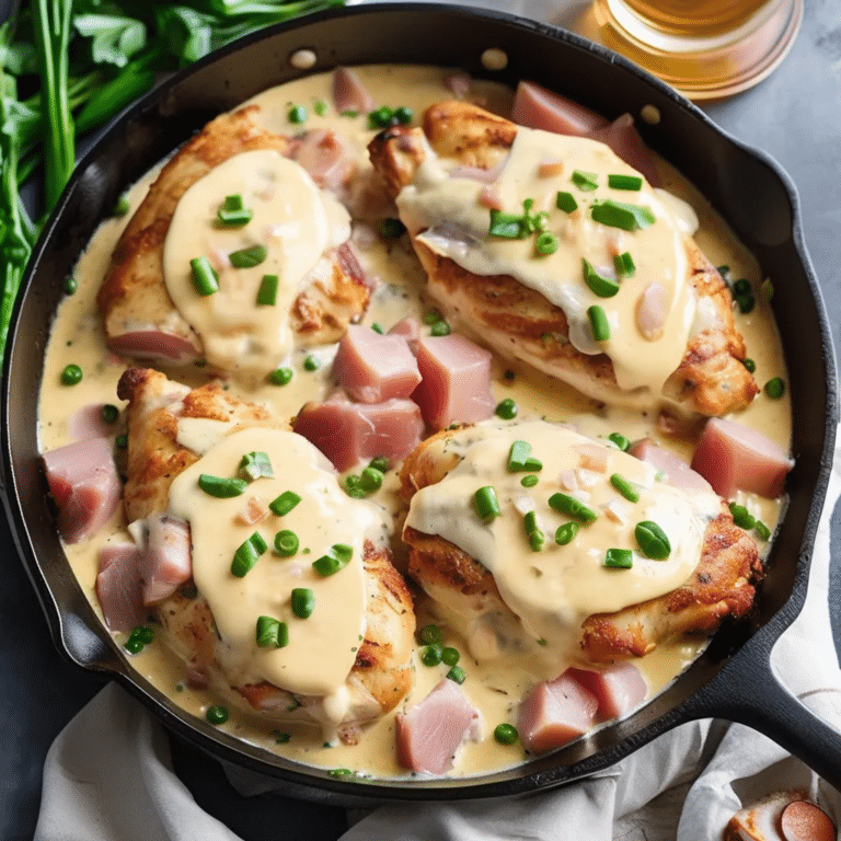 Chicken Cordon Bleu Skillet
