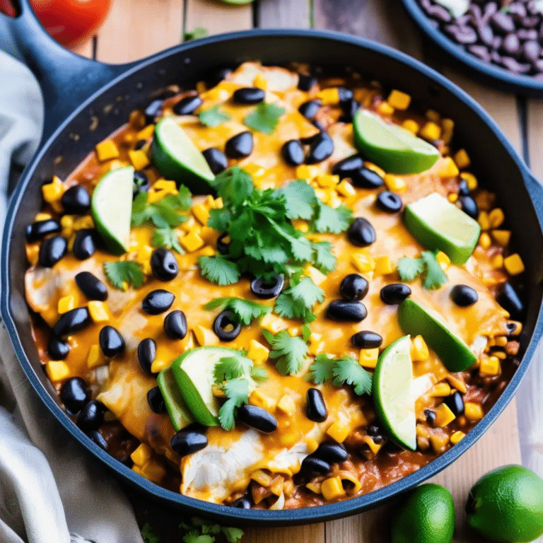 Chicken Enchilada Skillet