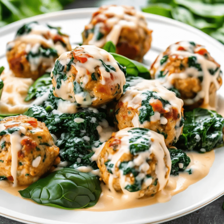 Chicken Florentine Meatball