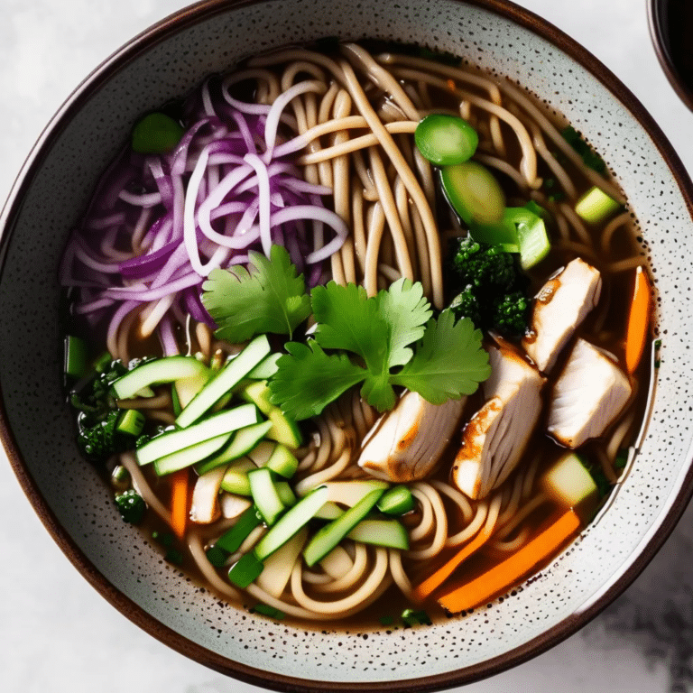 Chicken Soba Noodle Soup