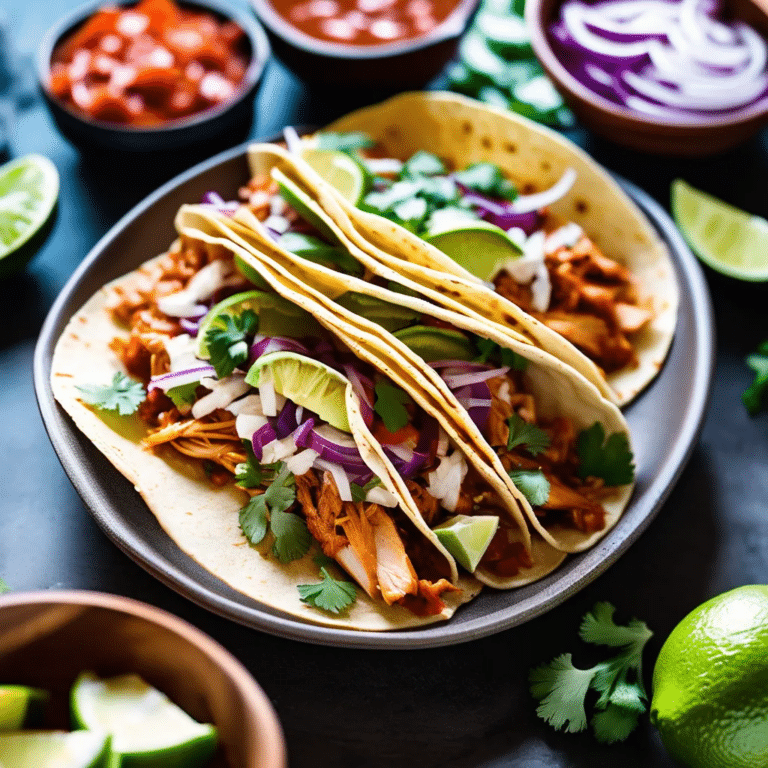 Chicken Tinga Tacos