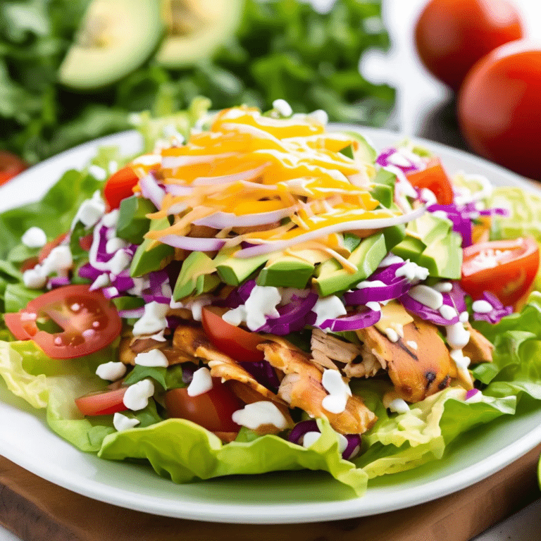 Chicken Tostada Salad