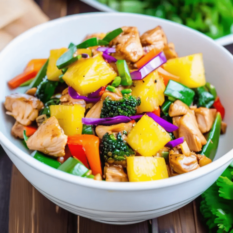 Chicken and Pineapple Stir-Fry