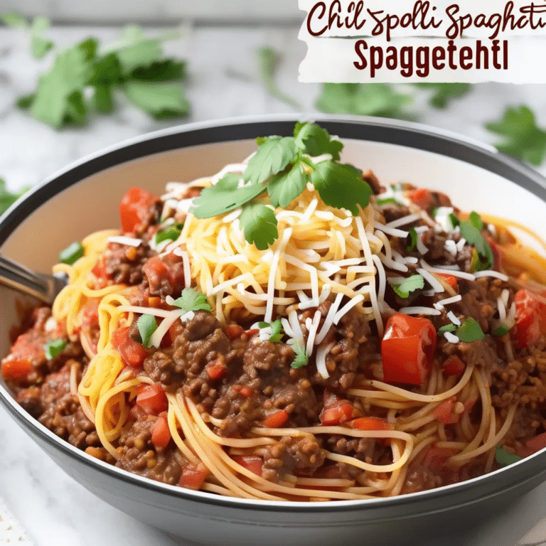 Chili Spaghetti