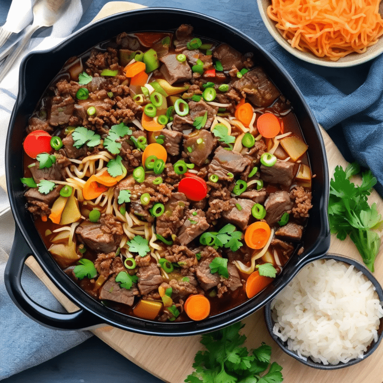 Chinese Beef Casserole