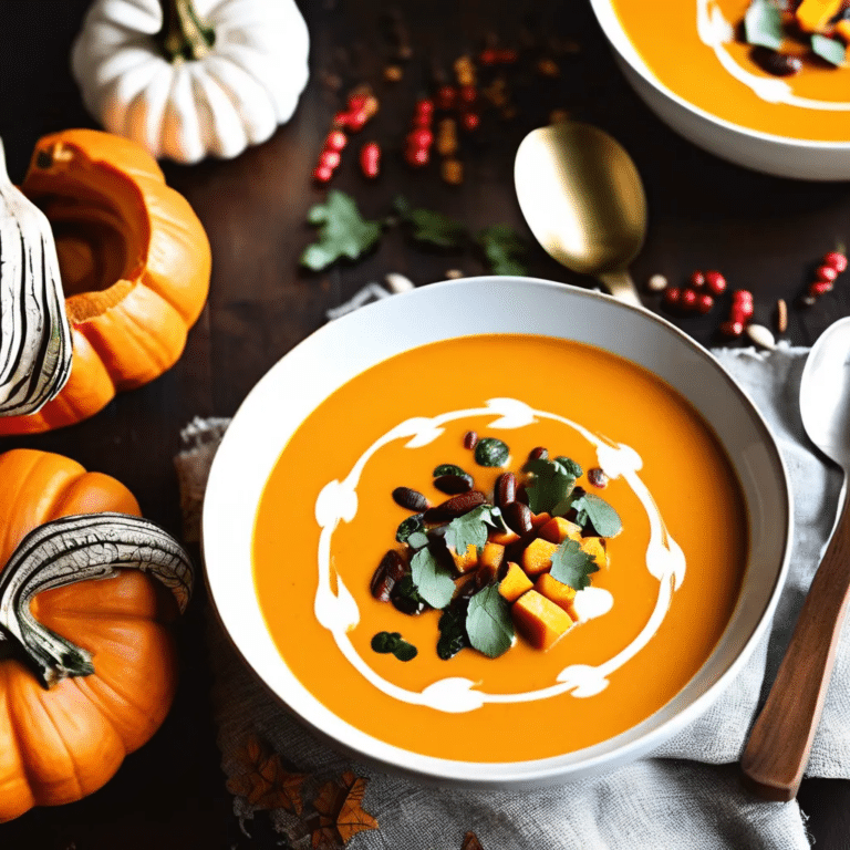 Chipotle Pumpkin Butternut Soup