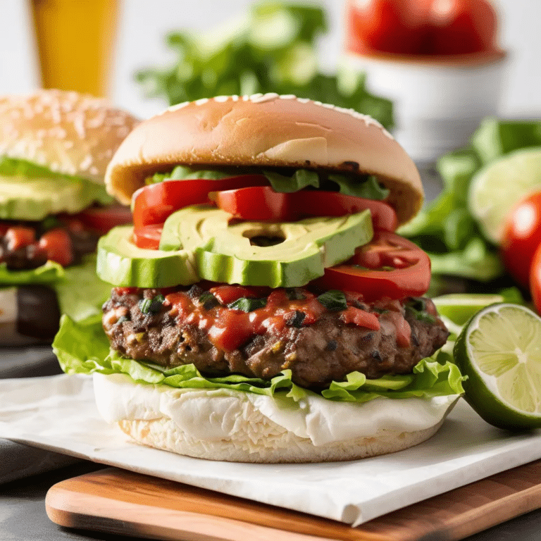 Chipotle Taco Burger