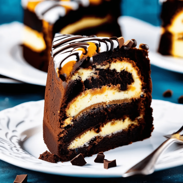Choco-Scotch Marble Cake